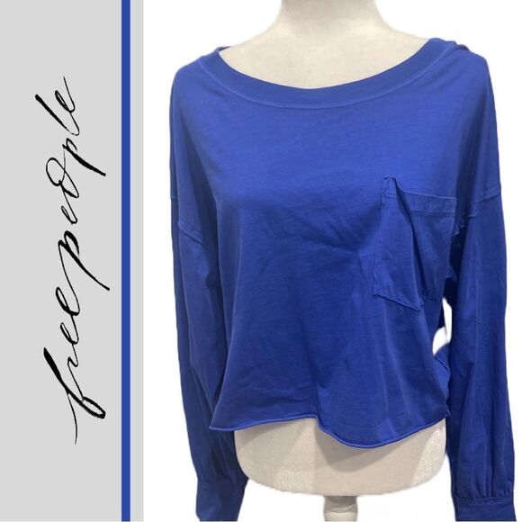 Free People Women’s Austin Relaxed Cozy Fit Long  Sleeve Top - Size M​ - Picture 3 of 7